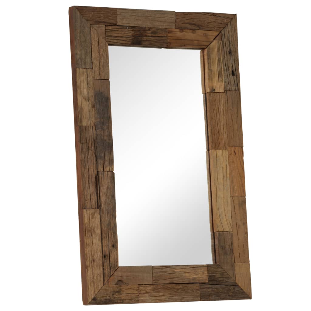 Vidaxl Mirror 50x80 cm Solid recycled wood