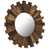 Vidaxl Wall Mirror 70 cm Solid Recycled Wood