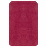 Vidaxl Bademattierung Set Fabric Fuchsia 3-Stück