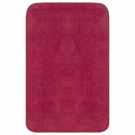 Vidaxl Bademattierung Set Fabric Fuchsia 3-Stück
