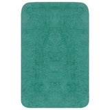 Vidaxl Bathmatting Set Fabric Turquoise 3 pièces