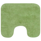 Vidaxl Bathmatting Set tela verde 2 partes