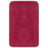 Vidaxl Bademattierung Set Fabric Fuchsia 2-Stück