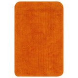 Vidaxl BathMatting Set tyg Orange 2-Part