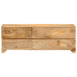 Vidaxl tv-meubel 110x30x40 cm massief mangohout
