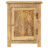 Vidaxl nachtkastje 40x30x50 cm massief mangohout