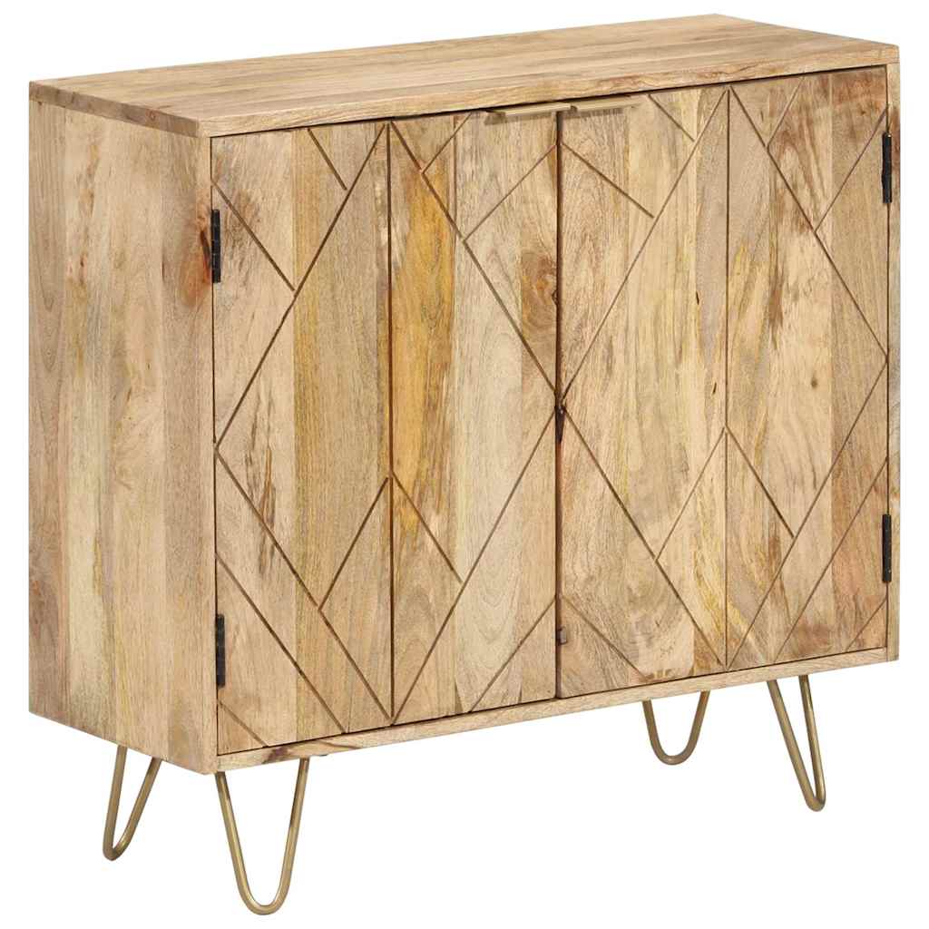 Vidaxl dressoir 80x30x75 cm massief mangohout
