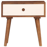 Vidaxl nachtkastje 45x30x45 cm massief acaciahout