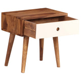 Vidaxl nachtkastje 45x30x45 cm massief acaciahout