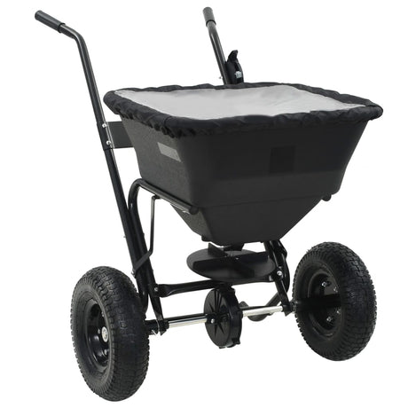 Vidaxl strooiwagen duwmodel 45 l 106x73x76 cm pvc en staal