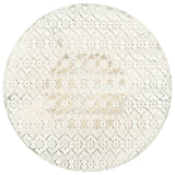 Vidaxl bistrotafel vintage stijl rond 40x70 cm metaal wit
