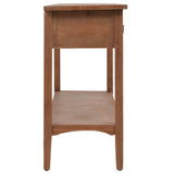 Vidaxl wandtafel 126x40x77,5 cm massief vurenhout bruin