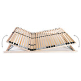Vidaxl lattenbodem met 28 latten 7 zones 120x200 cm
