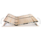 Vidaxl lattenbodem met 28 latten 7 zones 140x200 cm