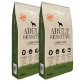 Vidaxl Premium dog food dry adult Sensitive Lamb Rice 30kg 2 sts