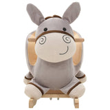 Vidaxl Hobbelier Aap with backrest 60x32x55 cm plush gray