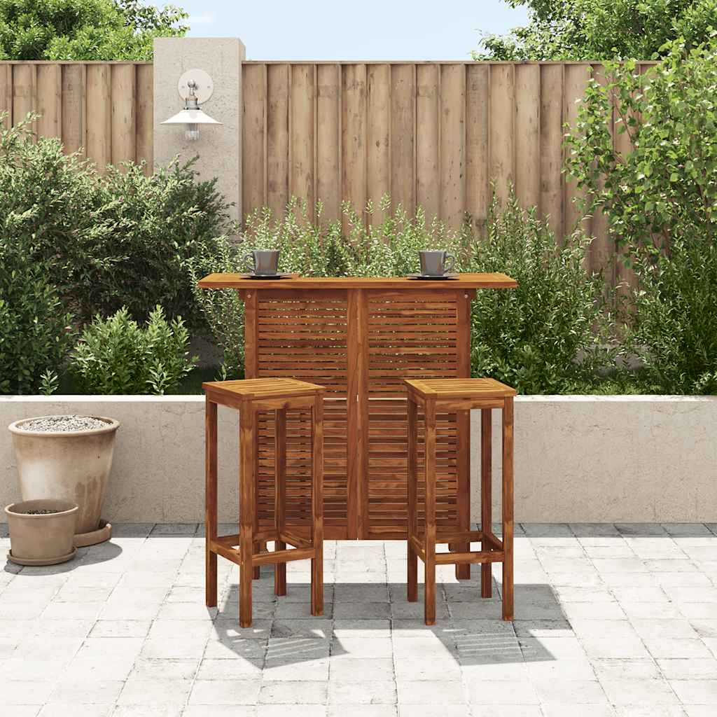 Vidaxl bartafel 110x50x105 cm massief acaciahout