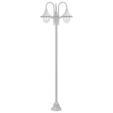 Vidaxl Paal Lighting Garden E27 220 cm Aluminium Weiß 3-Stück
