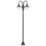 VidaXl Pale Lighting Garden E27 220 CM Aluminum Bronze 3-piece