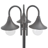 VidaXl Pale Lighting Garden E27 220 CM Aluminum Bronze 3-piece