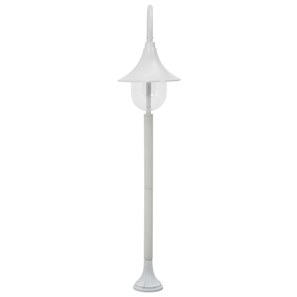 VidaXl Paal Lighting Garden E27 120 CM Aluminum White