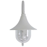 Vidaxl Gartenwandlampe E27 42 cm Aluminium Weiß