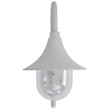 Vidaxl Garden Wall Lampa E27 42 cm aluminiowa biała