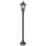 VidaXl Pile Lighting for Garden E27 110 CM Aluminum Dark green 6 sts