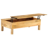 Vidaxl salontafel 110x55x35 cm massief mangohout