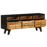 Vidaxl tv-meubel 120x30x50 cm massief mangohout