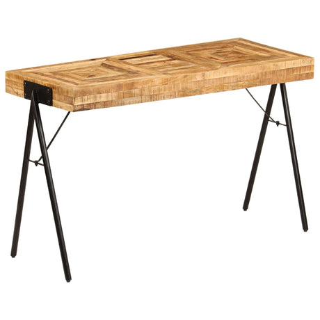 Vidaxl schrijftafel 118x50x75 cm massief mangohout