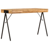 Vidaxl schrijftafel 118x50x75 cm massief mangohout