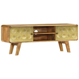 Vidaxl tv-meubel 120x30x45 cm massief mangohout