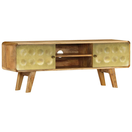 Vidaxl tv-meubel 120x30x45 cm massief mangohout