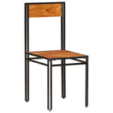 Vidaxl eetkamerstoelen 2 st massief acaciahout