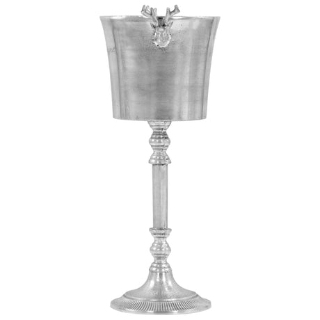 Vidaxl Champagnerkühler 39x29x71 cm Festes Aluminium Silber gefärbt