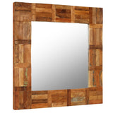 Vidaxl -Wandspiegel 60x60 cm Festes Recyclingholz