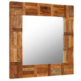 Vidaxl Wall Mirror 60x60 cm Solid resirkulert tre