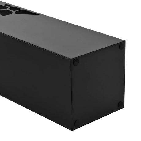 Vidaxl Regenschirmhalter Stein Stahl schwarz