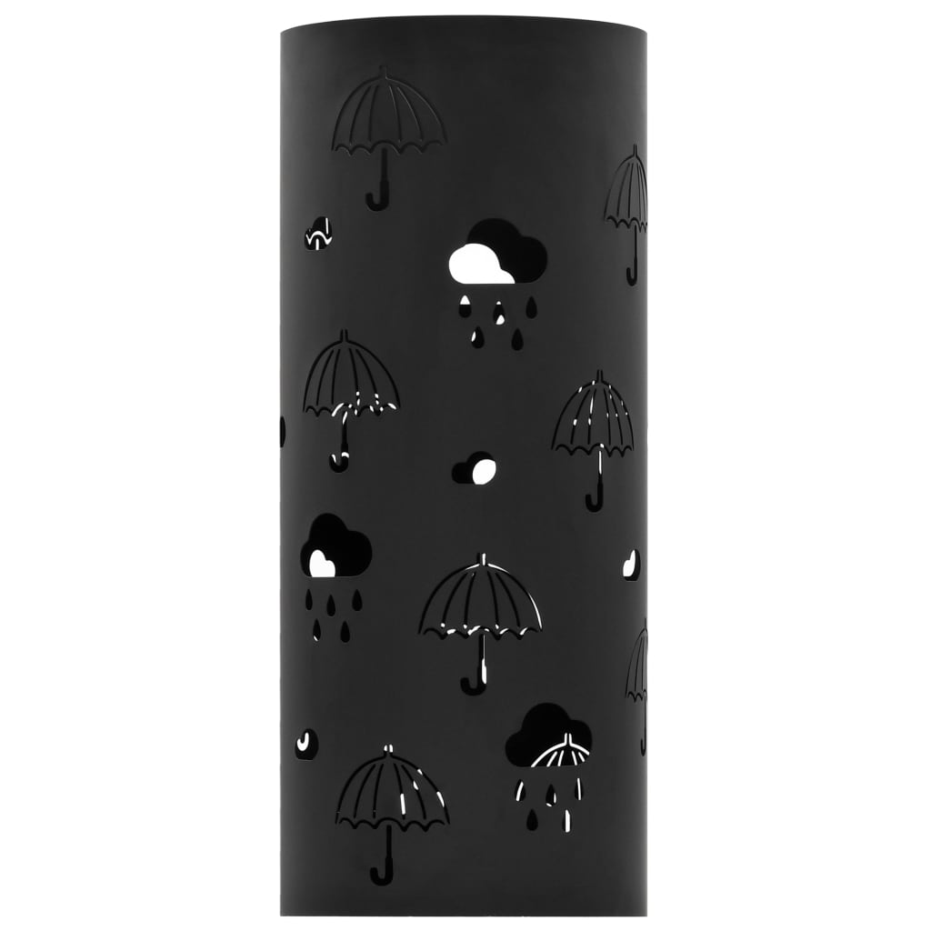 Vidaxl umbrella holder umbrella steel black