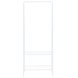 Rack per abbigliamento vidaxl 59x35x150 cm bianco