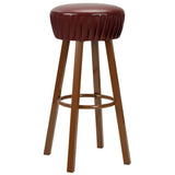Vidaxl barstoelen 2 st kunstleer bruin