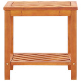 Vidaxl bijzettafel 45x33x45 cm massief acaciahout