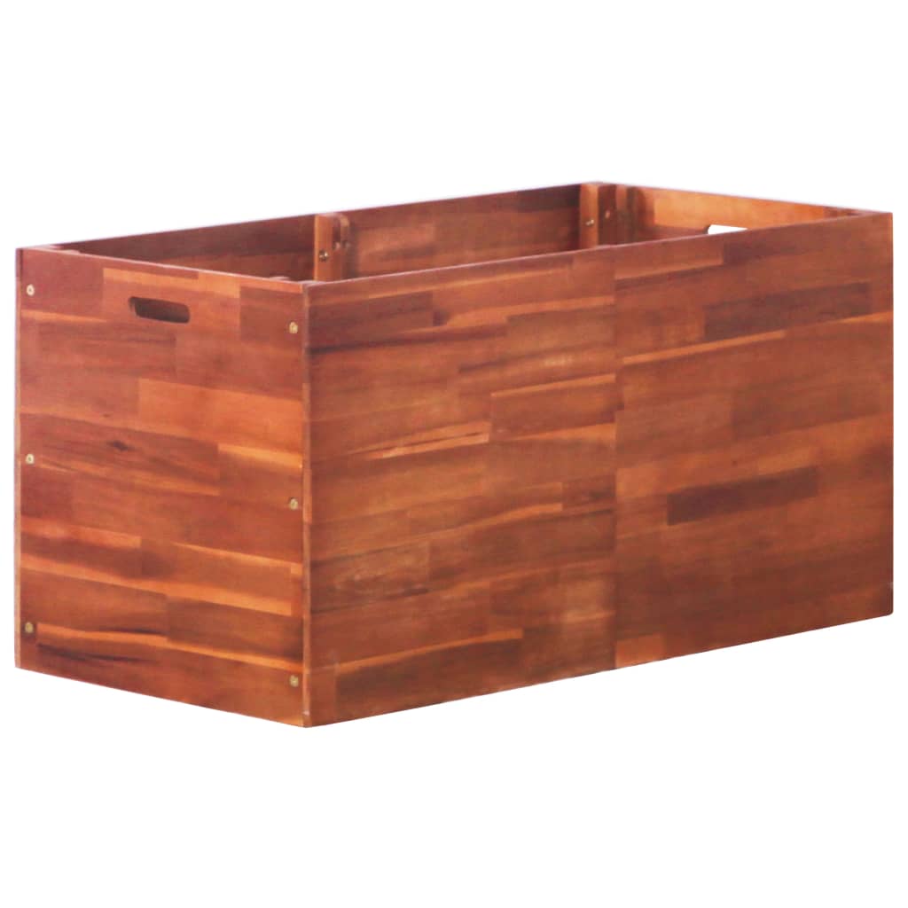 Vidaxl Planter höjde 100x50x50 cm acacia trä