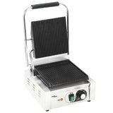 Vidaxl Panini Grill Grill 1800 W 31x30.5x20 cm en acier inoxydable