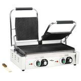 VidaXL Paninigrill doppelt gerillt 3600 B 57x30,5x20 cm