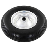 Vidaxl-Schubkarreen mit Achse 4,00-8 390 mm fester PU