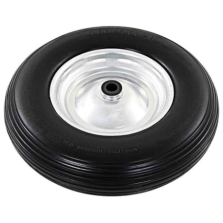 Vidaxl-Schubkarreen mit Achse 4,00-8 390 mm fester PU