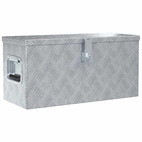 Vidaxl Aluminiumbox 61,5 x 26,5 x 30 cm Silberfarbe