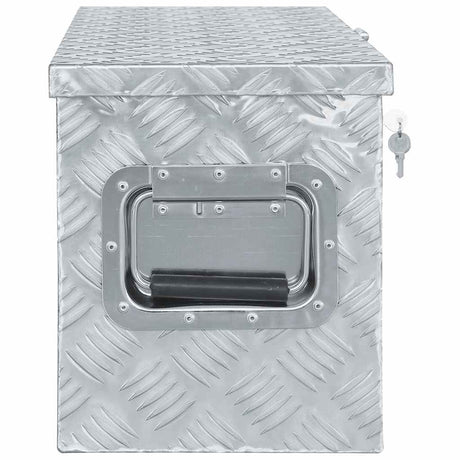Vidaxl Aluminiumbox 61,5 x 26,5 x 30 cm Silberfarbe
